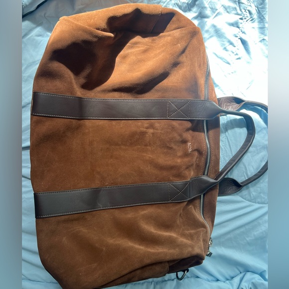 Mark and Graham Italian Leather Overnight Bag